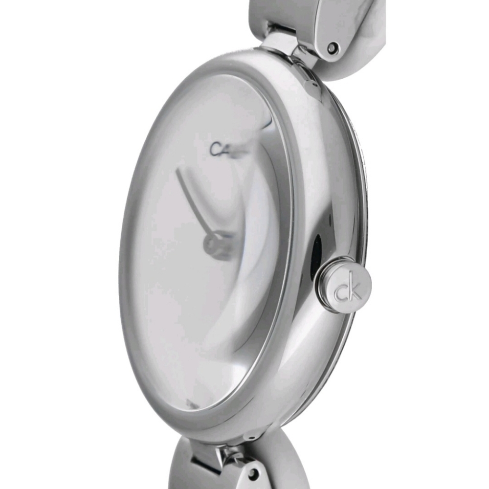 NWT Calvin Klein K9U23146 Stainless Steel Silver Dial Swiss Quartz Women's Watch - Picture 9 of 11